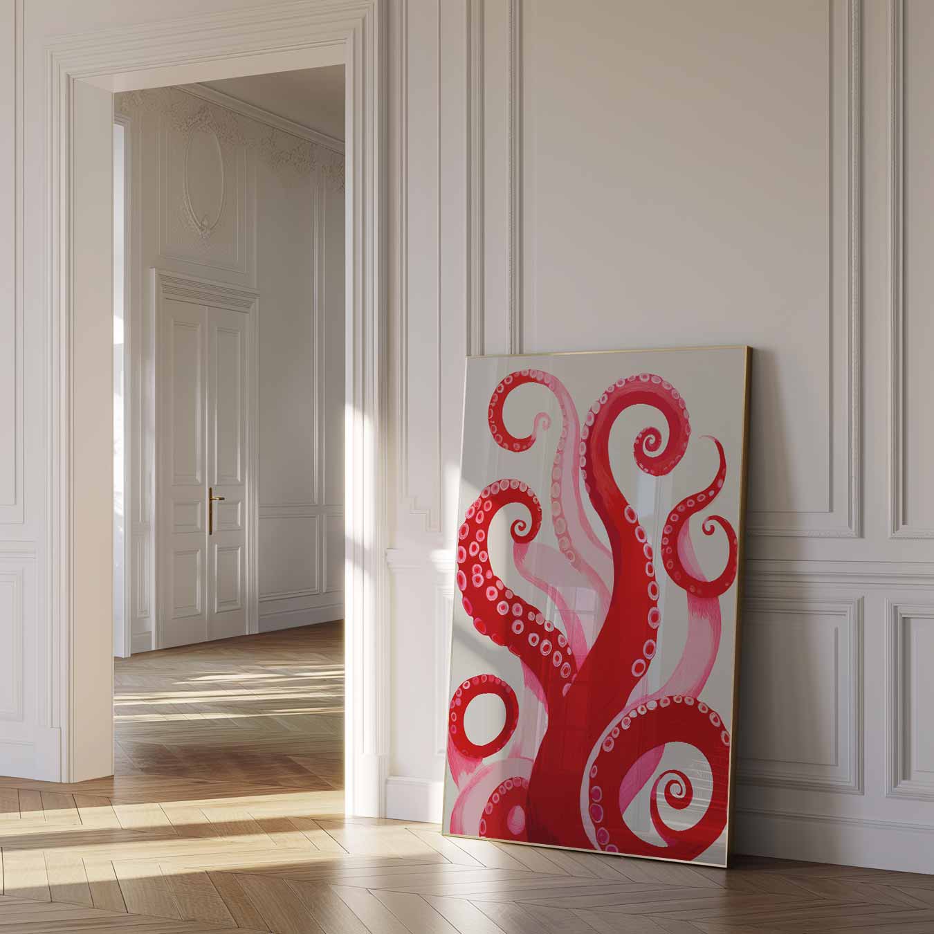 Octopus Tentakel Kunstposter