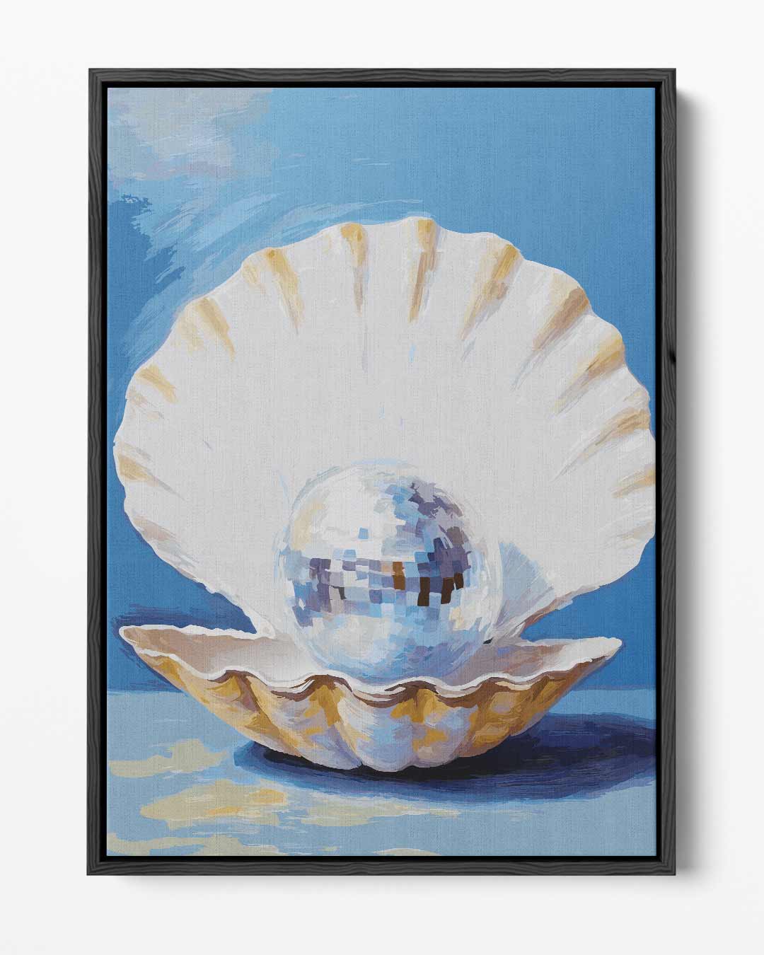 Parel van de Disco Kunstwerk-canvas-dibond-plexiglas-wanddecoratie-WallArtistic