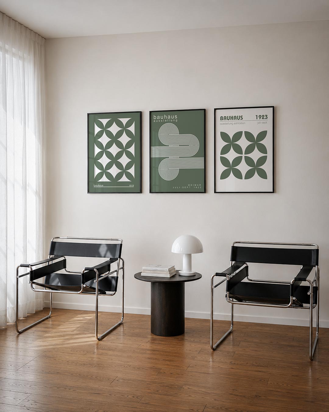 Vormritme en kleur Posterset