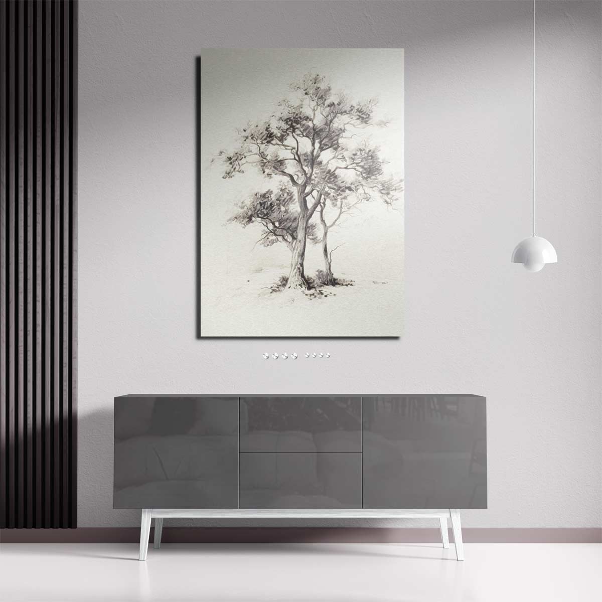 Tweeklanken van de Natuur Kunstwerk-canvas-dibond-plexiglas-wanddecoratie-WallArtistic
