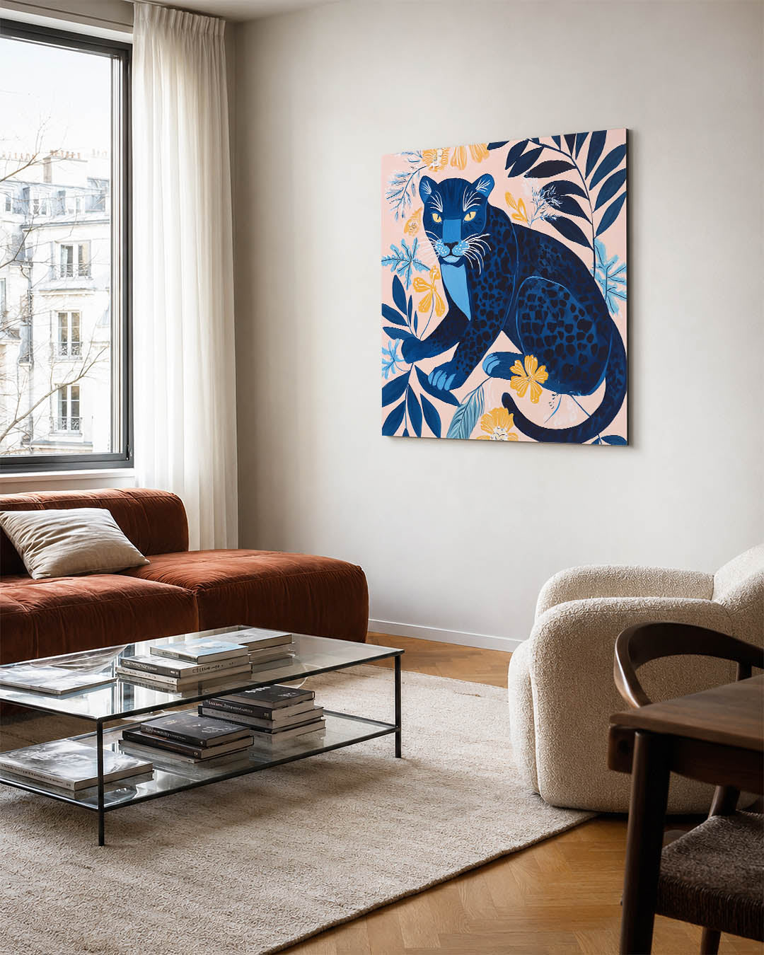 Dierlijke bloemenpracht Kunstwerk