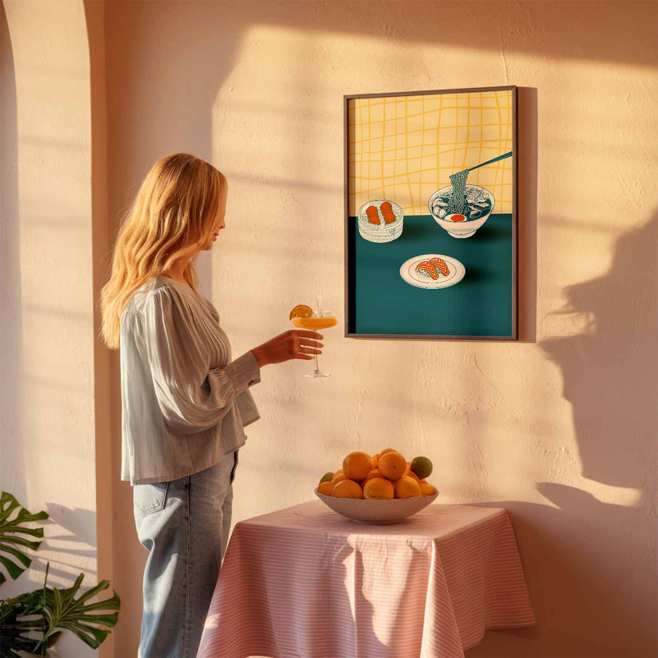 Aziatische Eetervaring Poster-WallArtistic