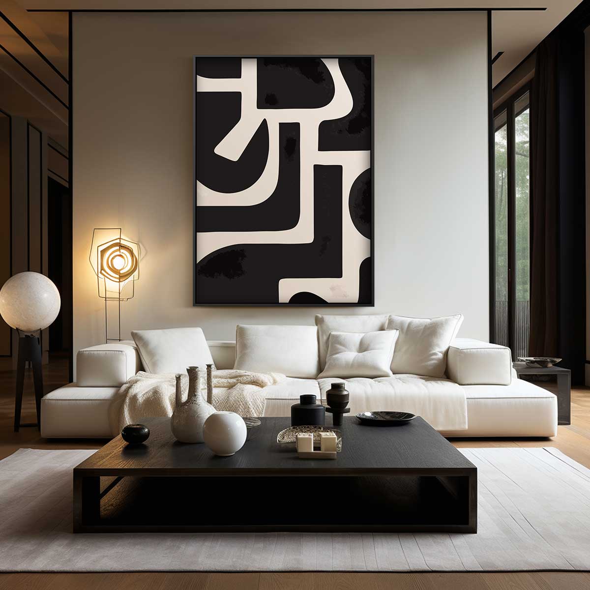 Abstract Elegance Wanddecoratie Kunstwerk-canvas-dibond-plexiglas-wanddecoratie-WallArtistic