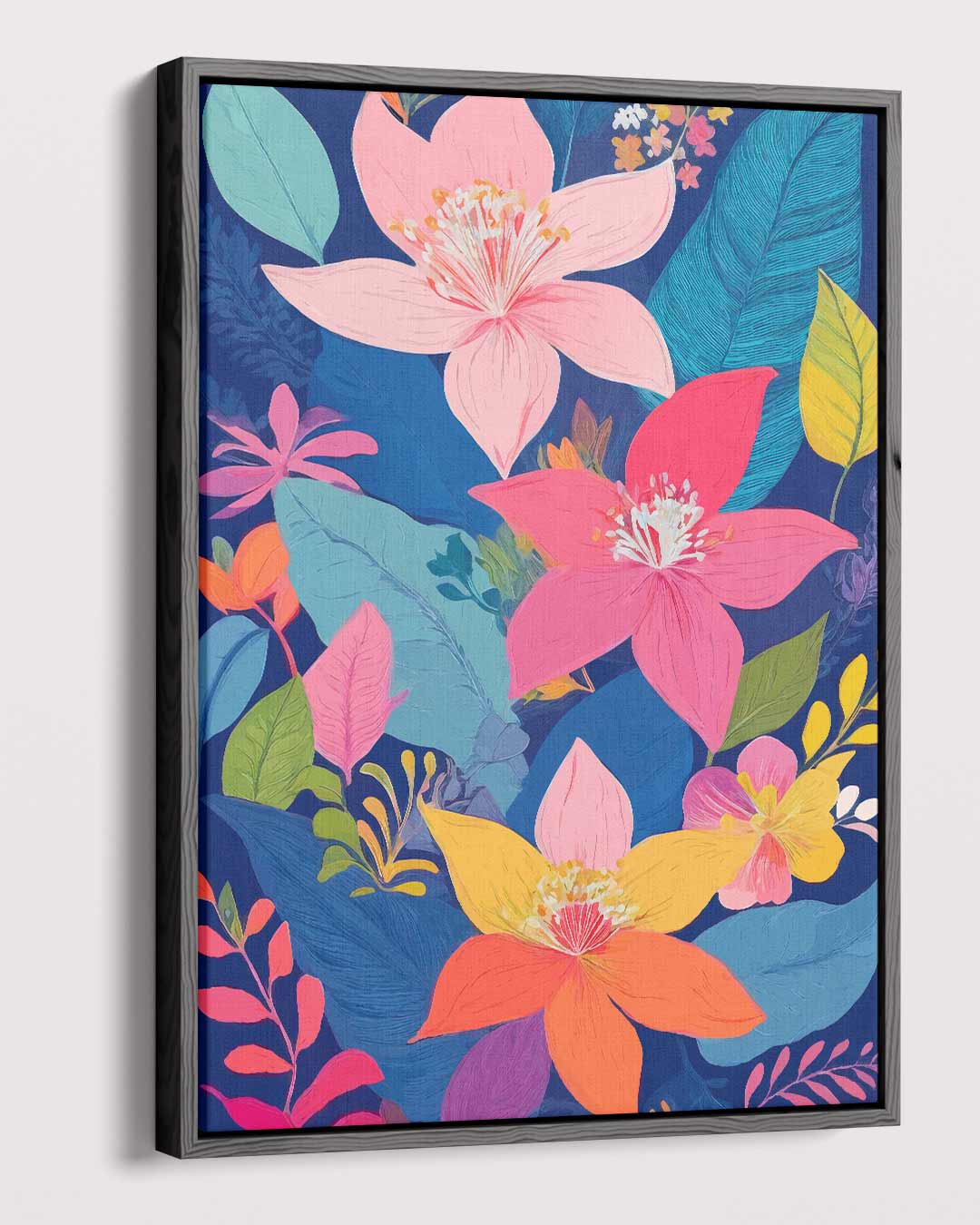Bloemenparadijs Kunstwerk Kunstwerk-canvas-dibond-plexiglas-wanddecoratie-WallArtistic