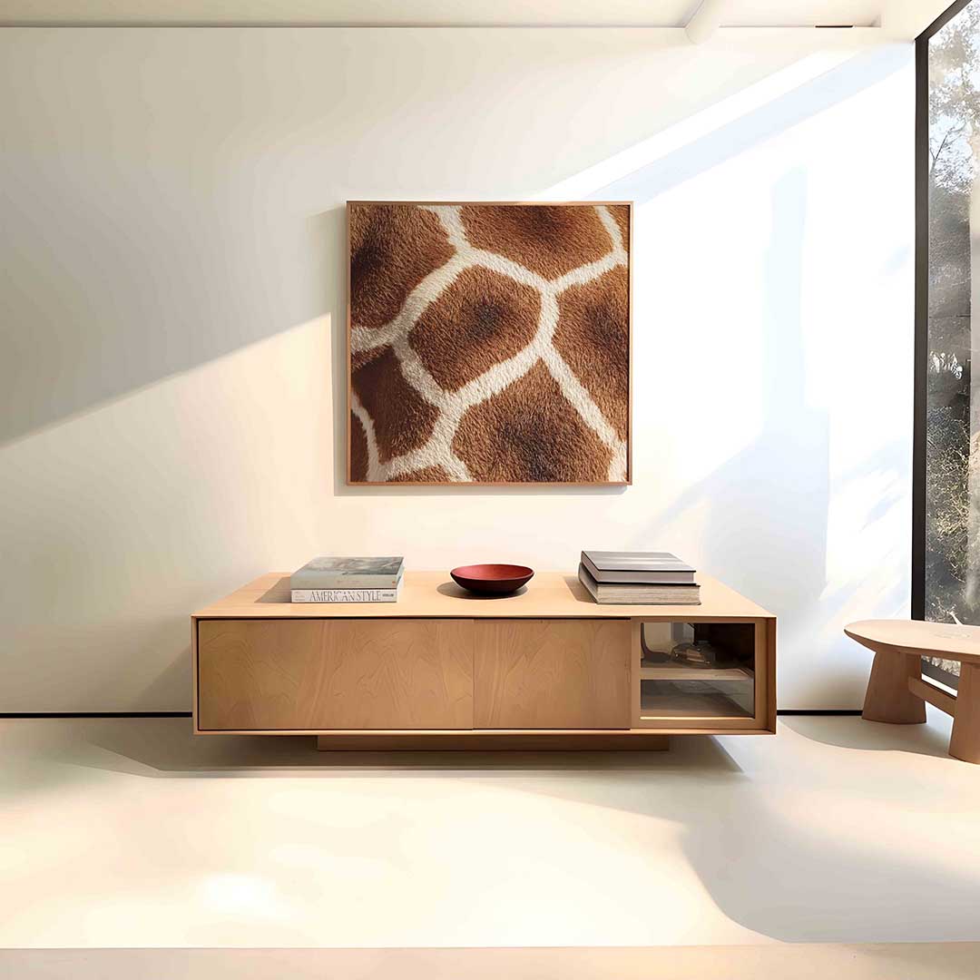 Giraffe patroon Poster