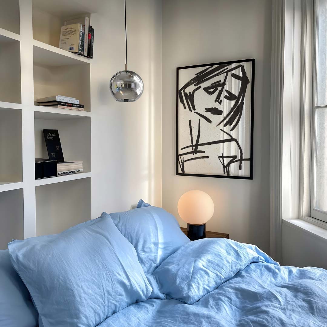 Moderne Minimalistische Portretposter-WallArtistic