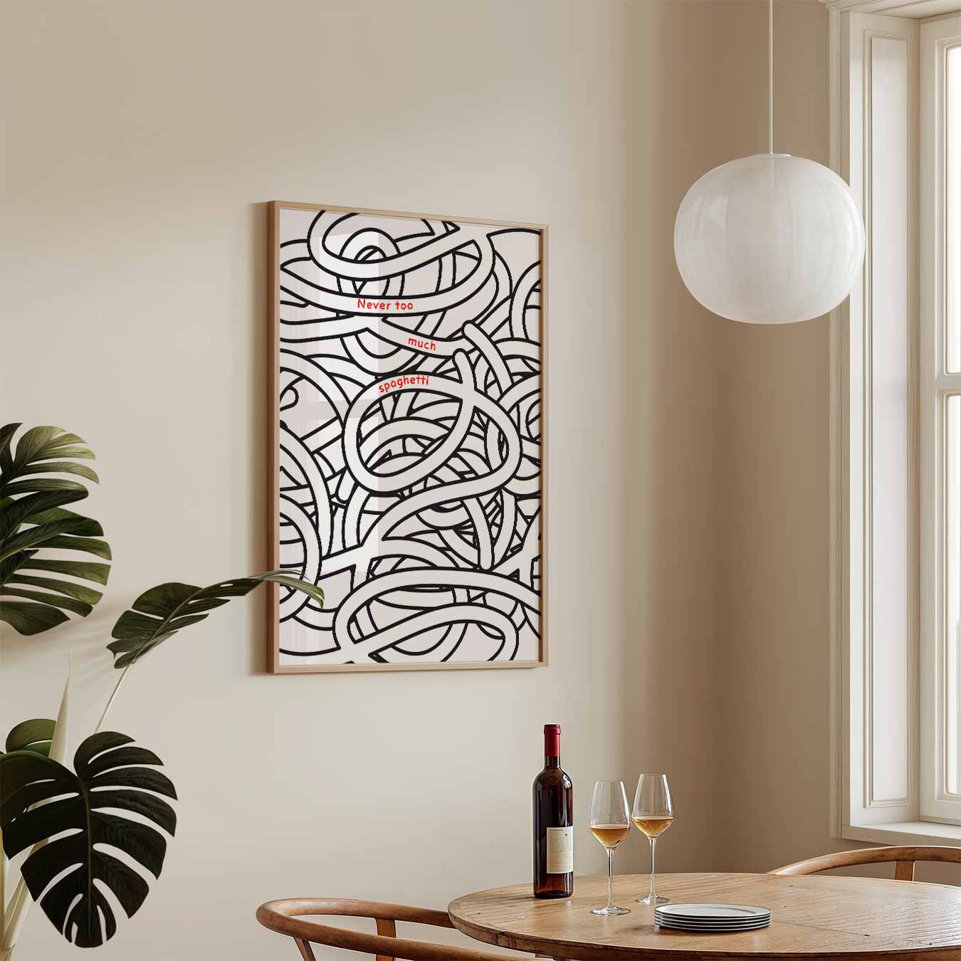 Spaghetti Vibes Poster