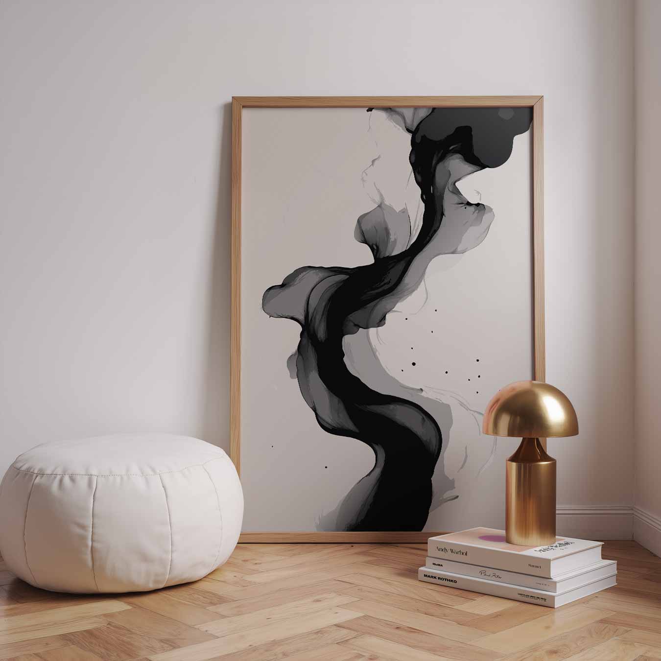 Sierlijke Abstracte Slagposter