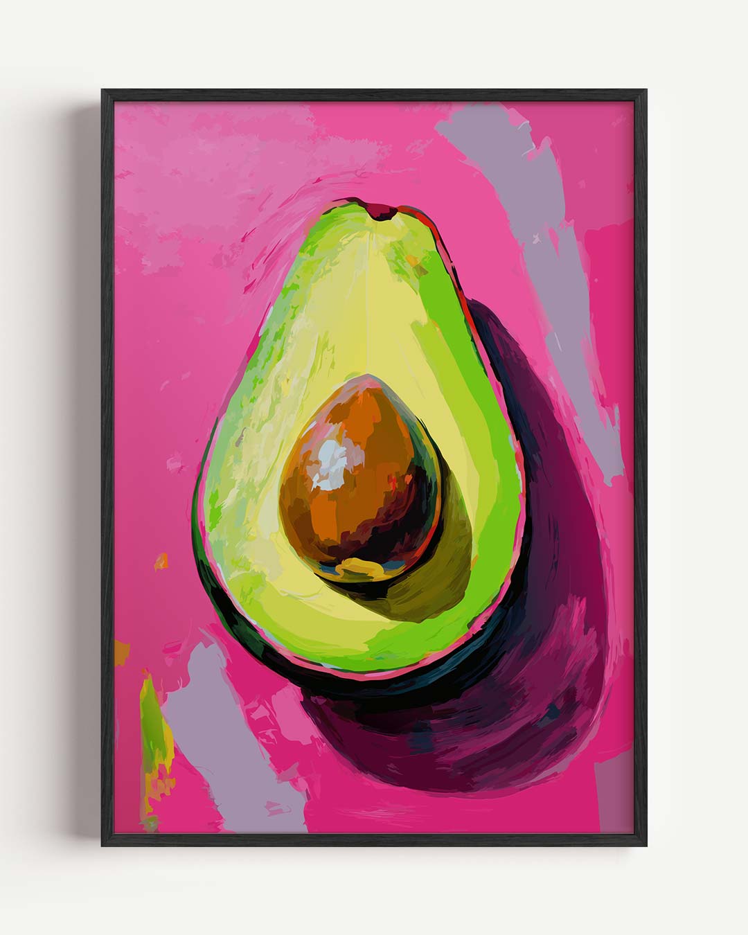Avocado Pop Art Poster-WallArtistic