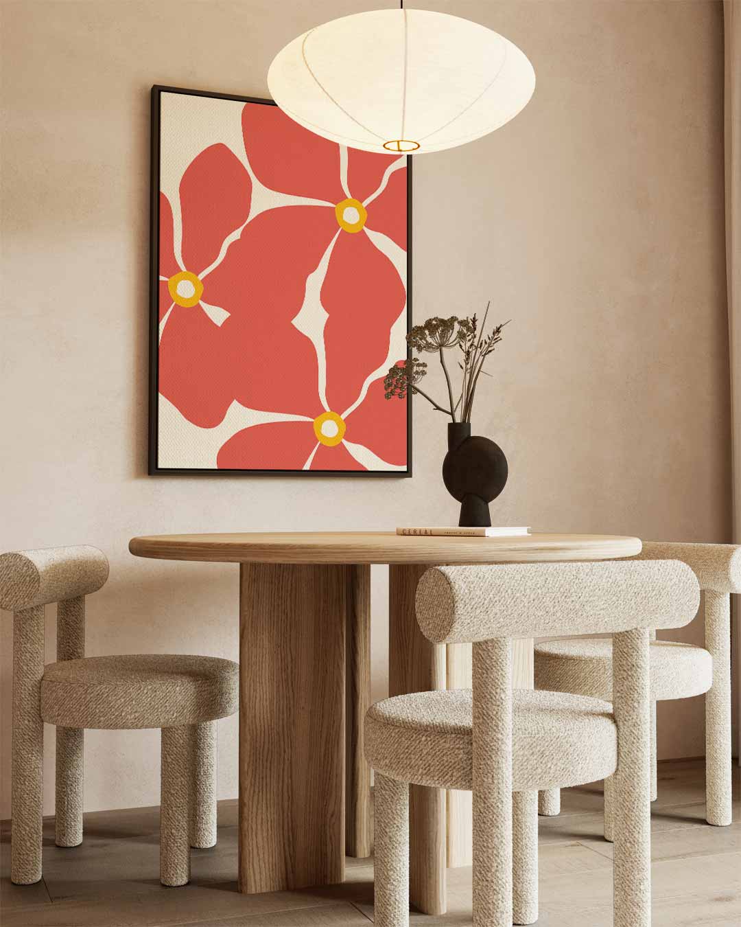 Bloemenexplosie op Canvas Kunstwerk-canvas-dibond-plexiglas-wanddecoratie-WallArtistic