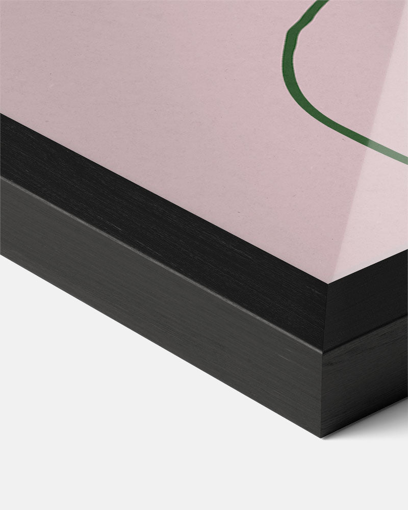 Minimalistische Bloemenvaas Poster-WallArtistic