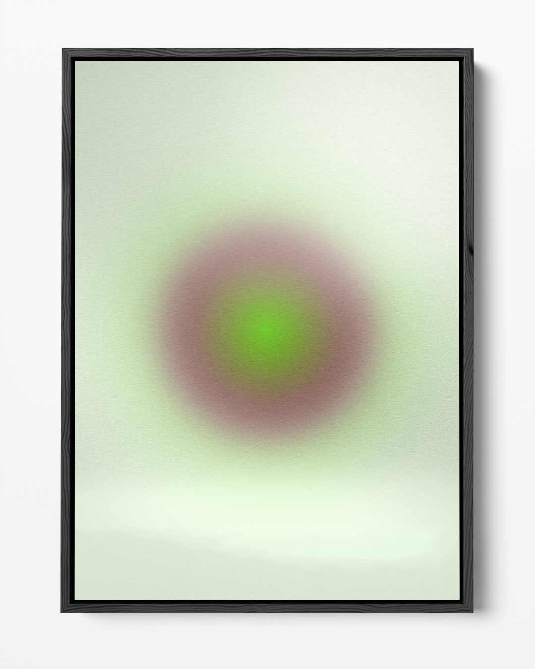 Groene Rust Cirkel Kunstwerk-canvas-dibond-plexiglas-wanddecoratie-WallArtistic