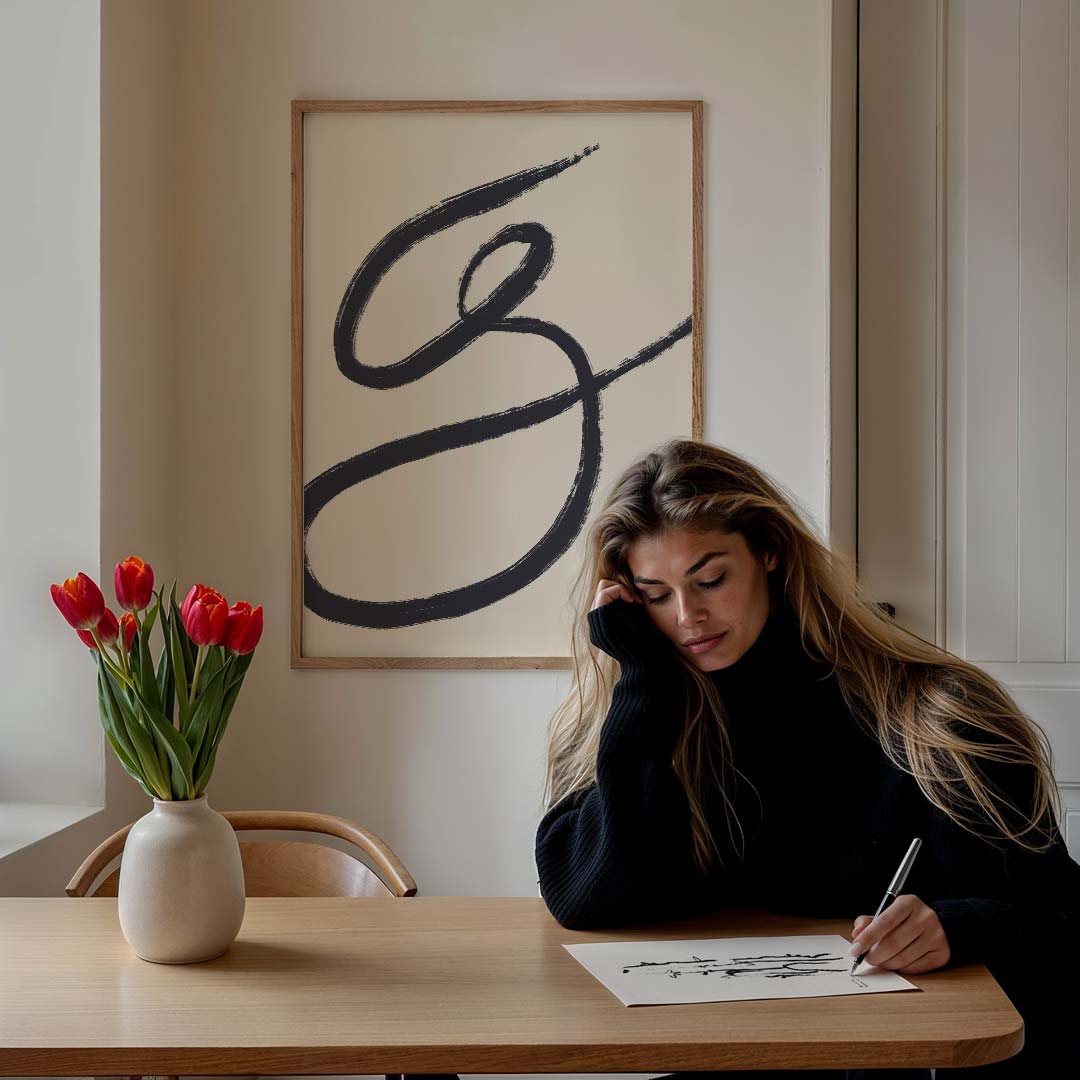 Moderne Minimalistische Poster-WallArtistic