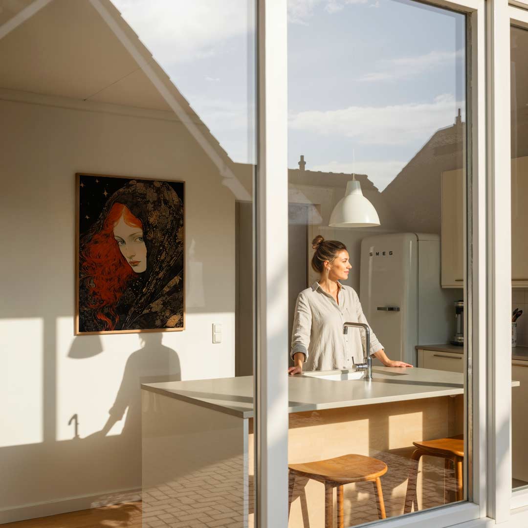 Mystieke Vrouwelijke Kracht Poster-WallArtistic