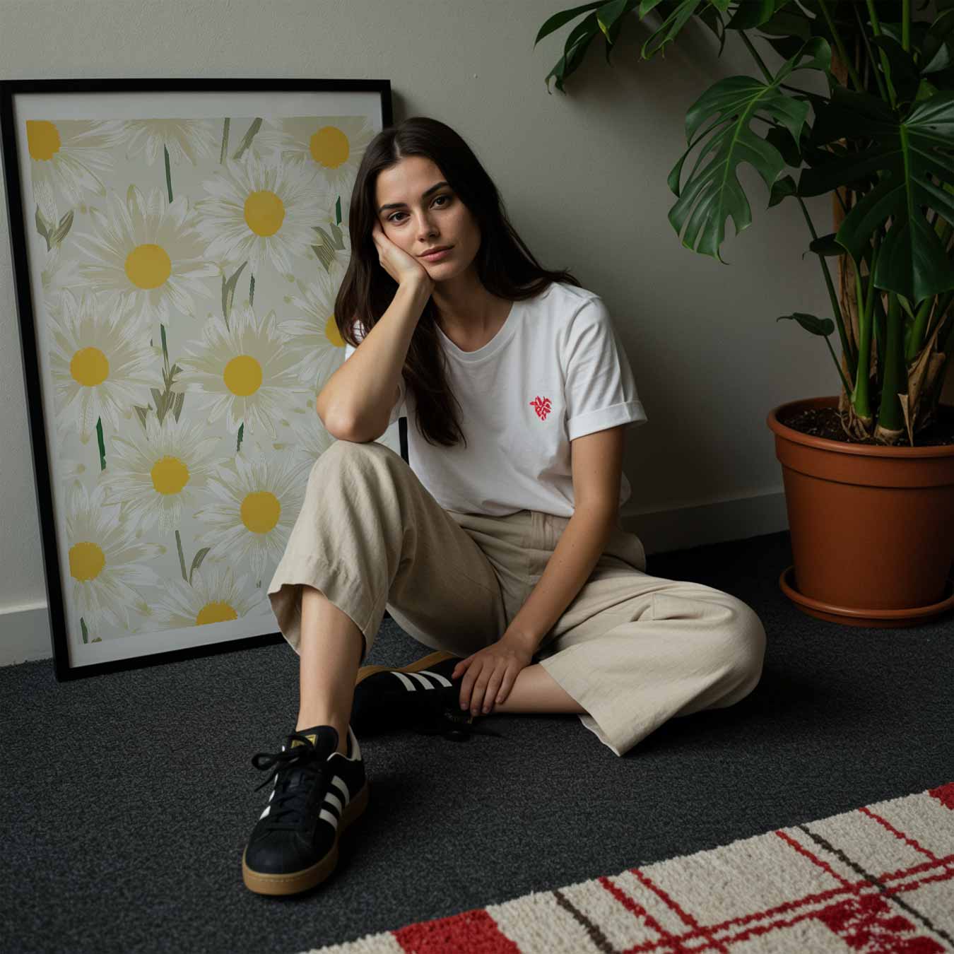Vrolijke Margrieten Poster