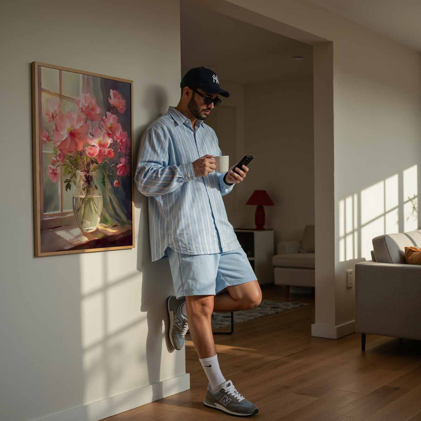 Zomerse Bloemenpracht Poster-WallArtistic