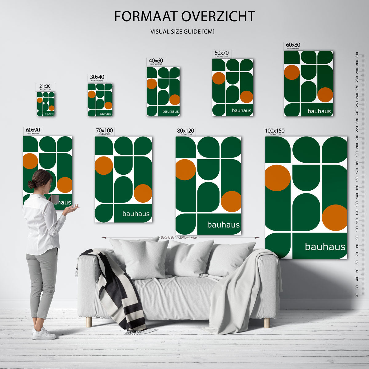 Vormen en vlakken Poster