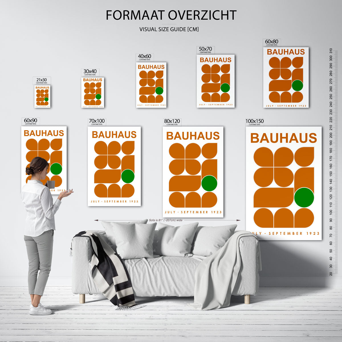Vorm en kleur Poster
