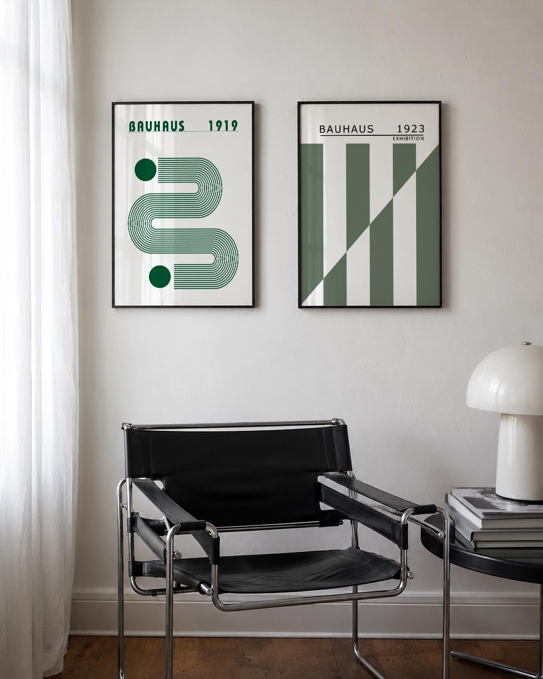Lijnen en cirkelspel Posterset