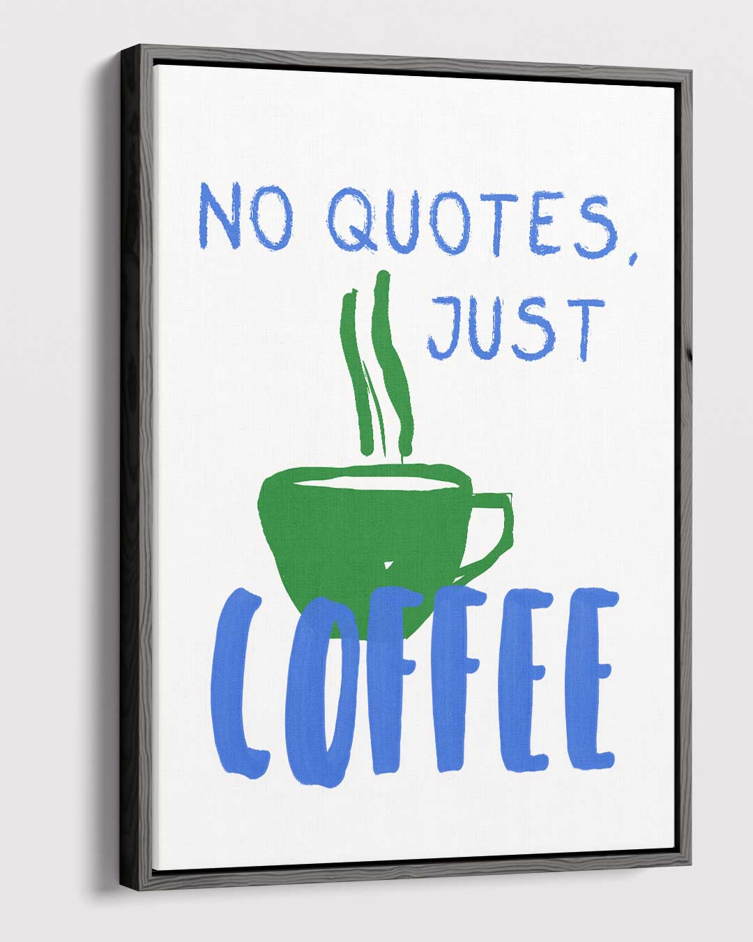 Koffie Uitsmijter Illustratie Kunstwerk-canvas-dibond-plexiglas-wanddecoratie-WallArtistic