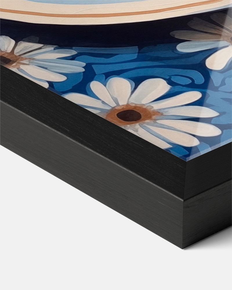 Bloemige Theepot Droom Poster-WallArtistic