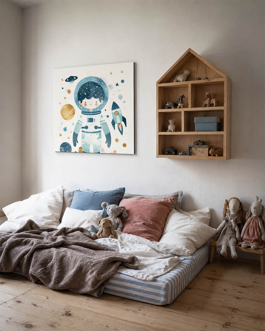 Speelse ruimte illustratie Kunstwerk