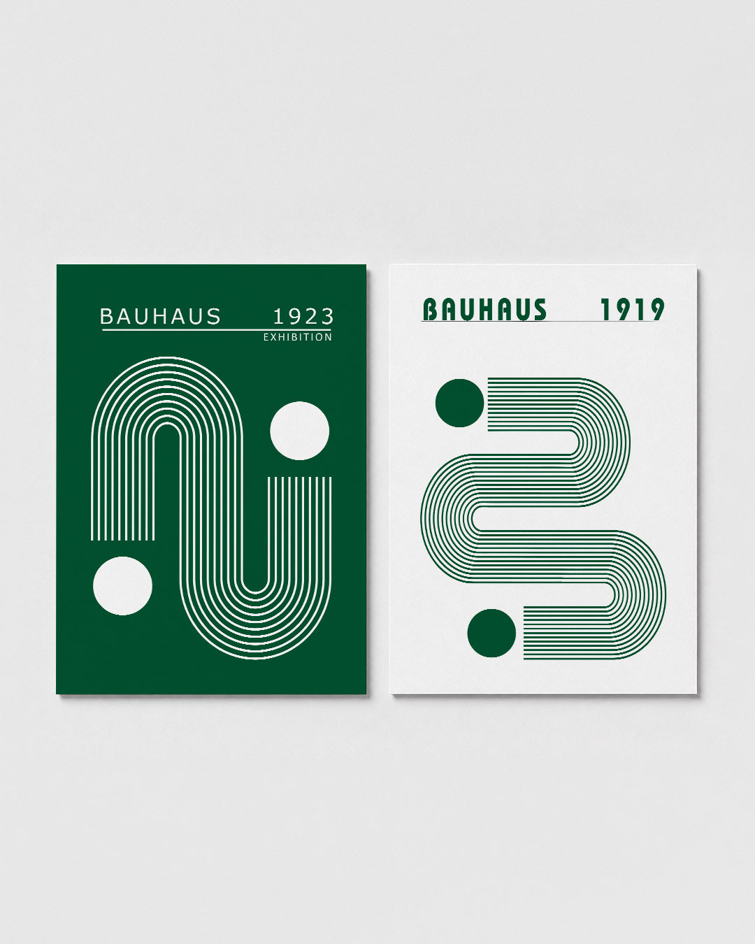 Lijnen en cirkelspel Posterset