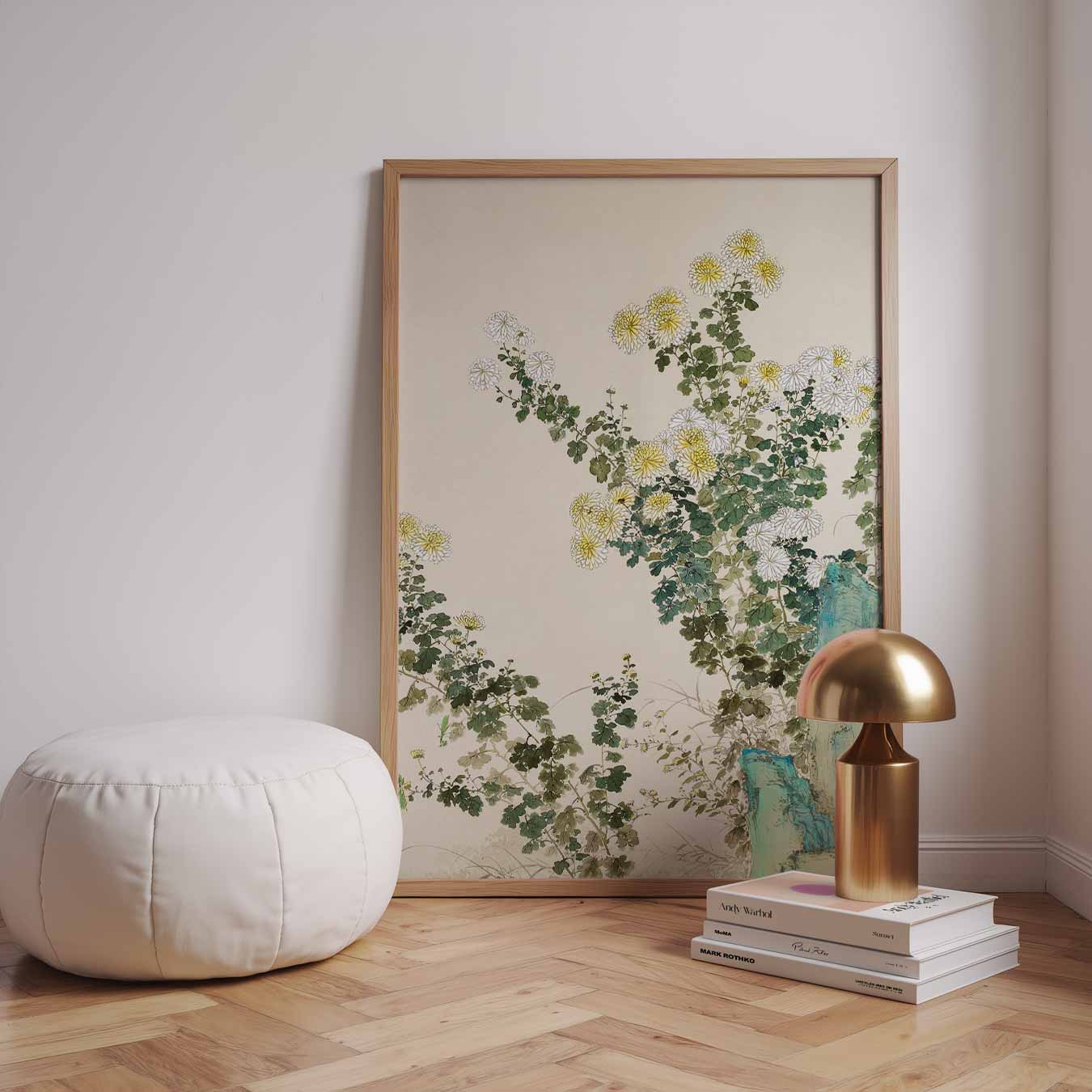 Bloemenpracht in Natuurlijke Harmonie Poster-WallArtistic