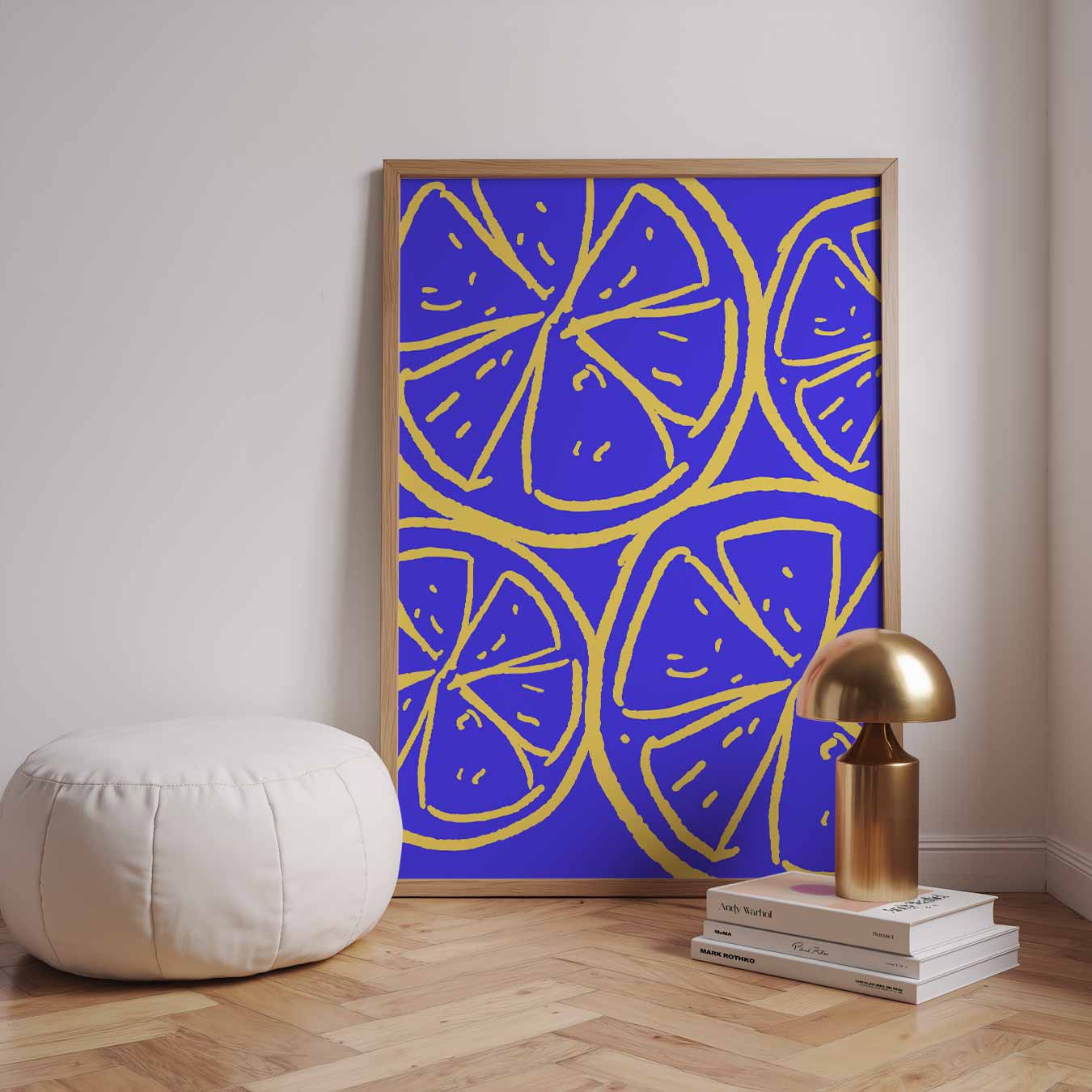 Zomerse Citroen Vibes Poster-WallArtistic