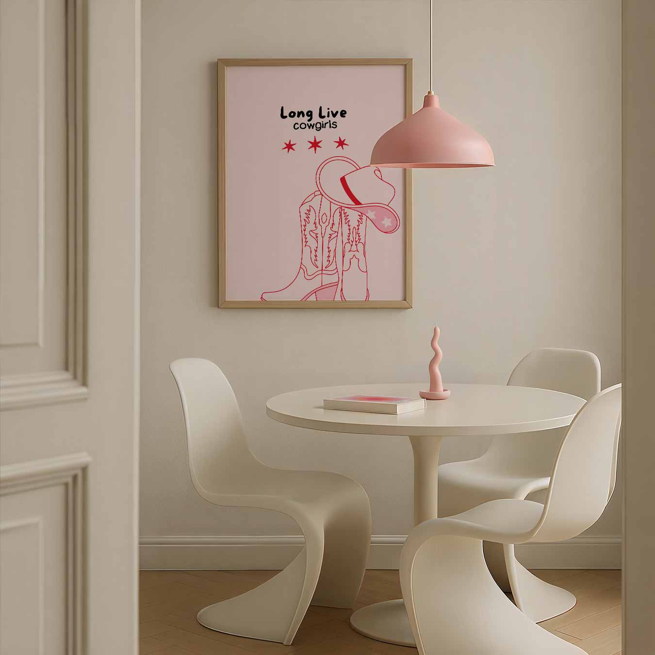 Stoere Cowgirl Poster