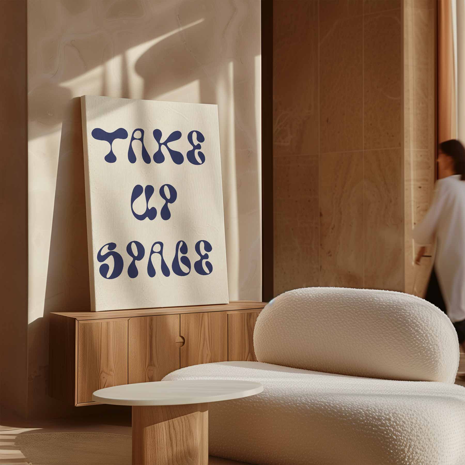 Ruimte voor Jouw Energie Kunstwerk-canvas-dibond-plexiglas-wanddecoratie-WallArtistic