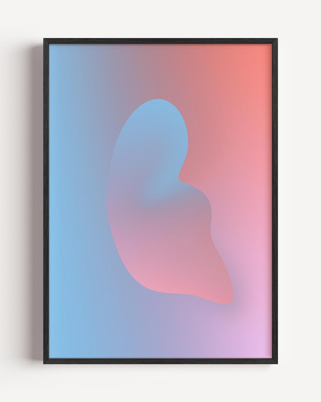 Dromerige Pastelvormen Poster-WallArtistic