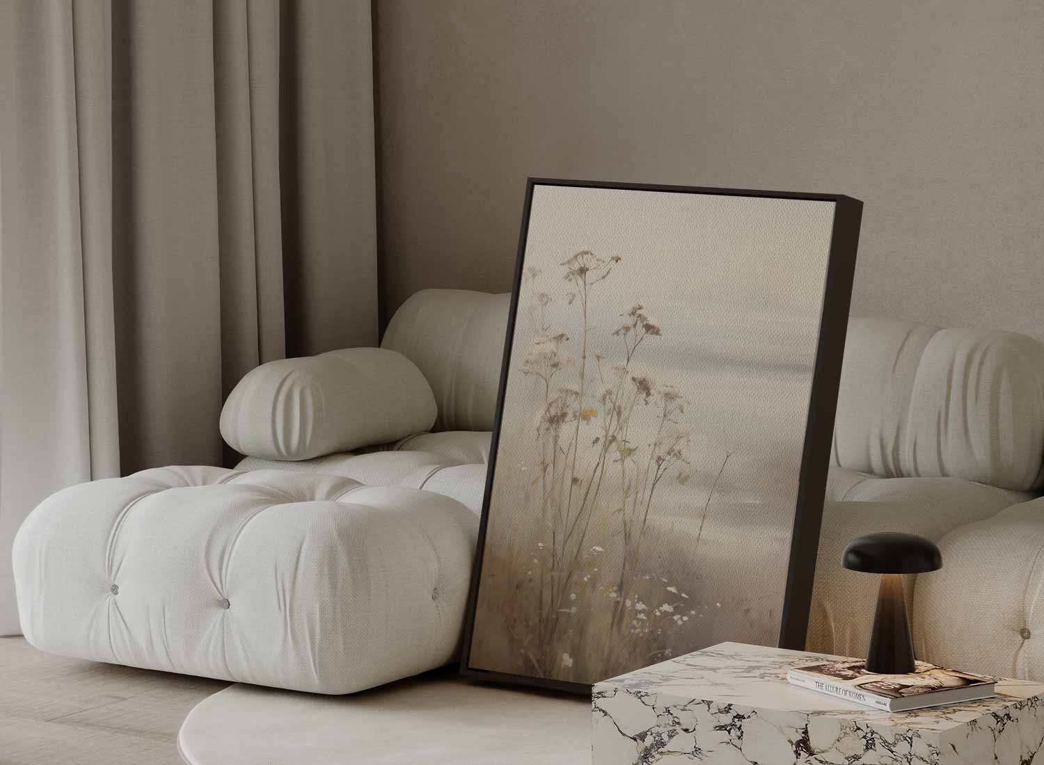 Sereniteit in de Ochtendmist Kunstwerk-canvas-dibond-plexiglas-wanddecoratie-WallArtistic