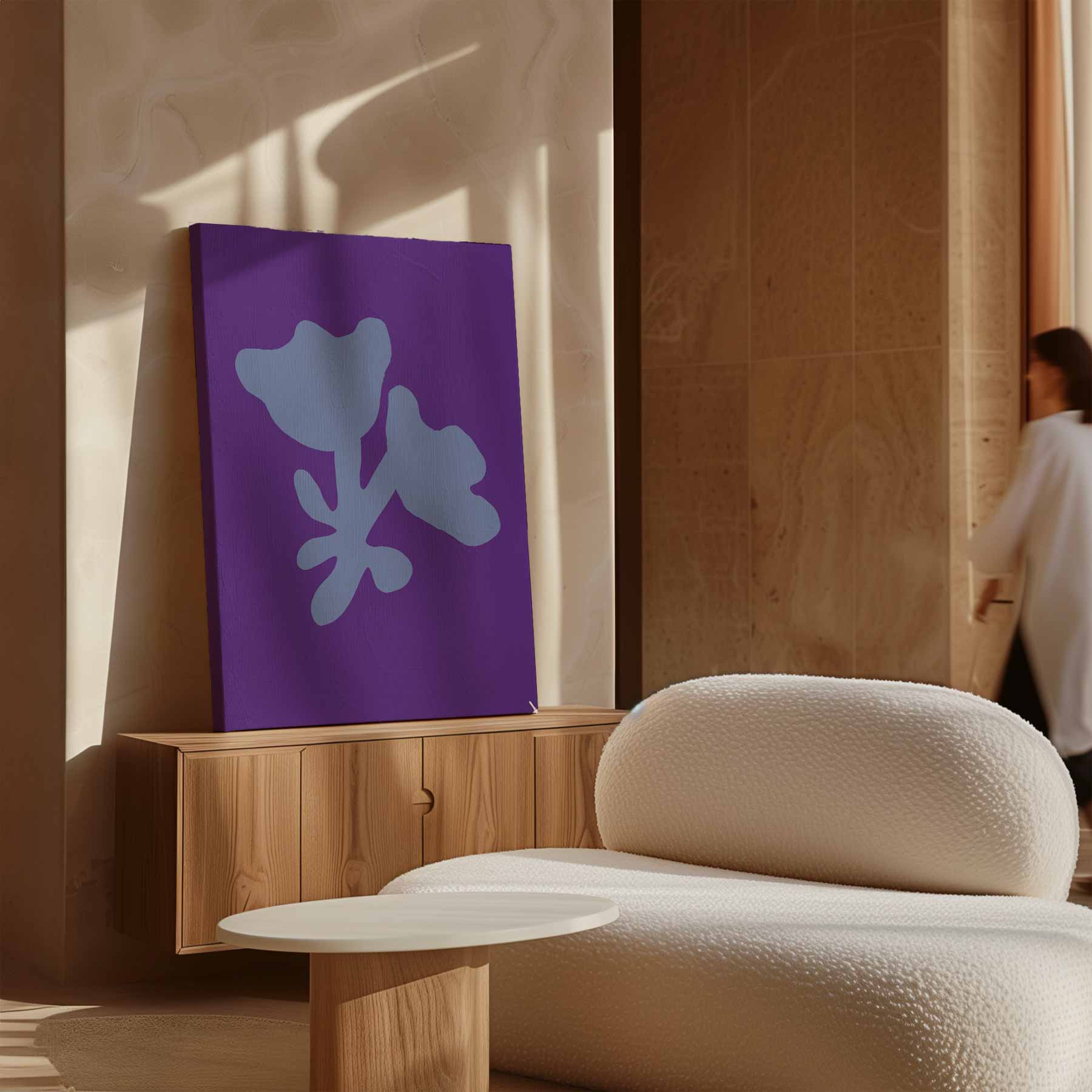 Verrassende Bloemvorm Studie Kunstwerk-canvas-dibond-plexiglas-wanddecoratie-WallArtistic