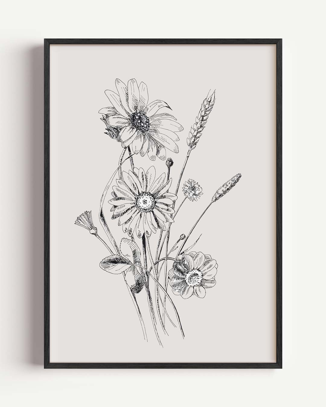 Bloemen Elegantie Poster-WallArtistic
