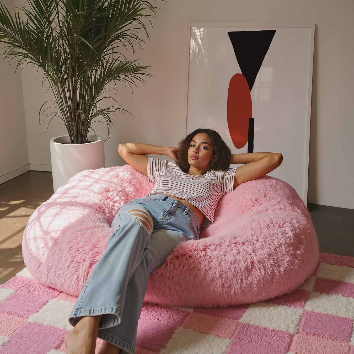 Abstracte Vormen Poster-WallArtistic