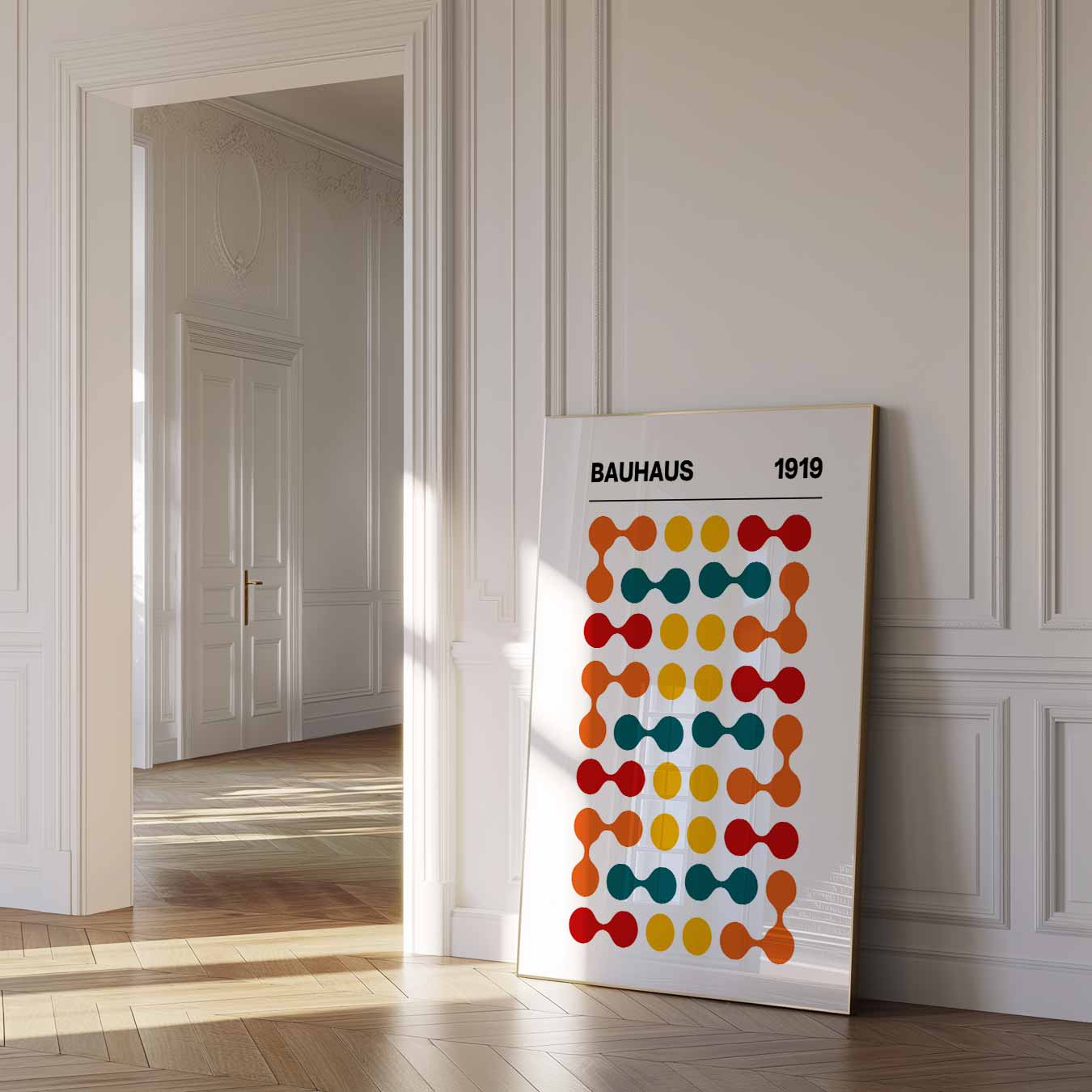 Bauhaus Abstracte Kunstposter-WallArtistic