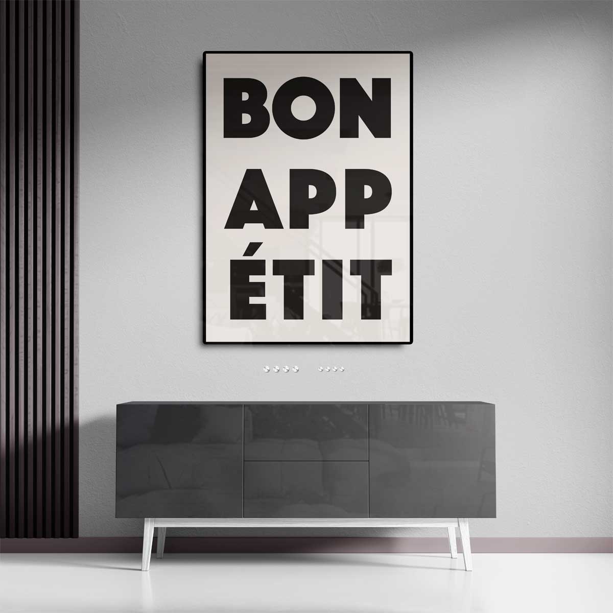Bon Appétit Typografie Poster