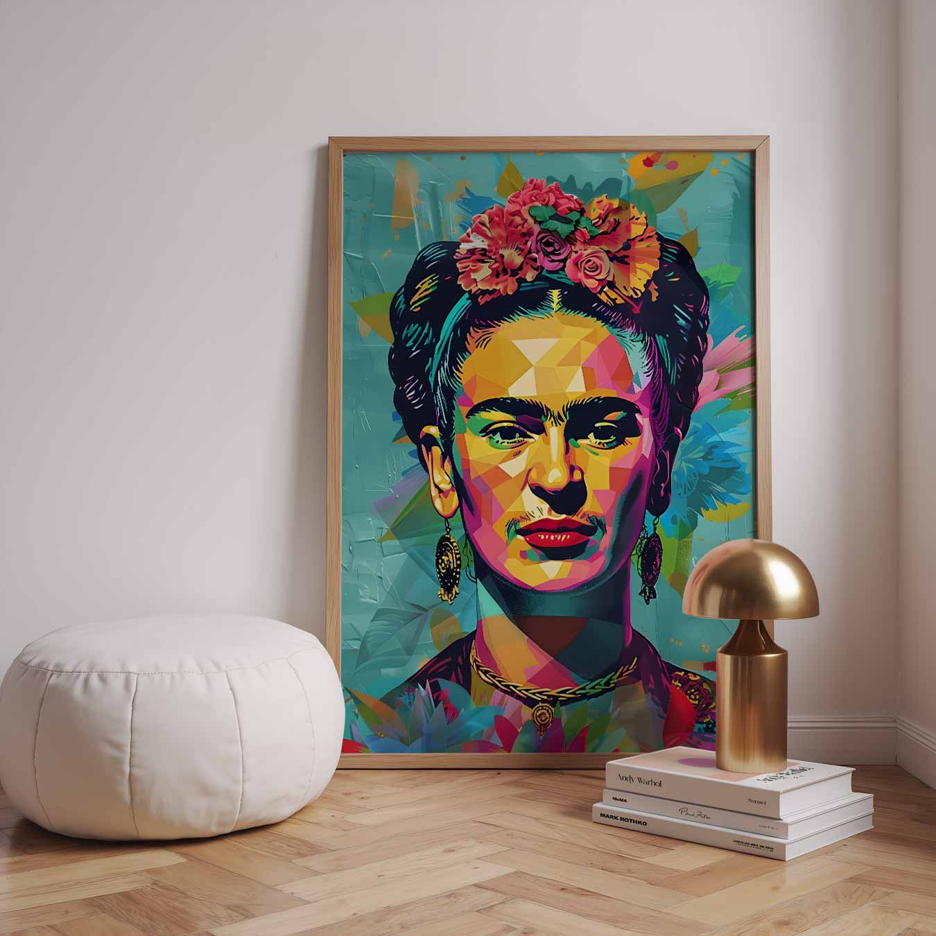 Kleurrijke Vrouwelijke Kracht Poster-WallArtistic