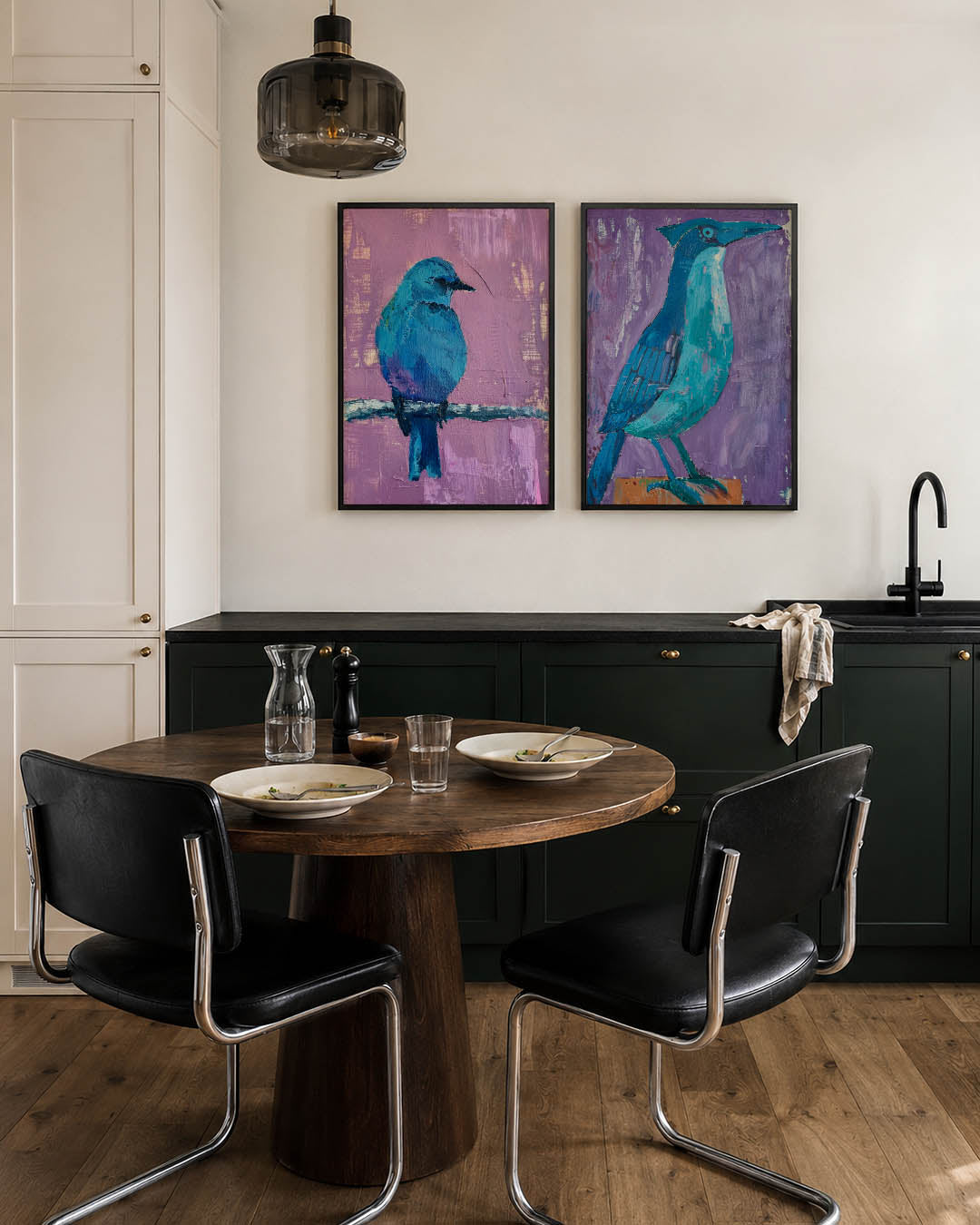Vogels in kleur Posterset