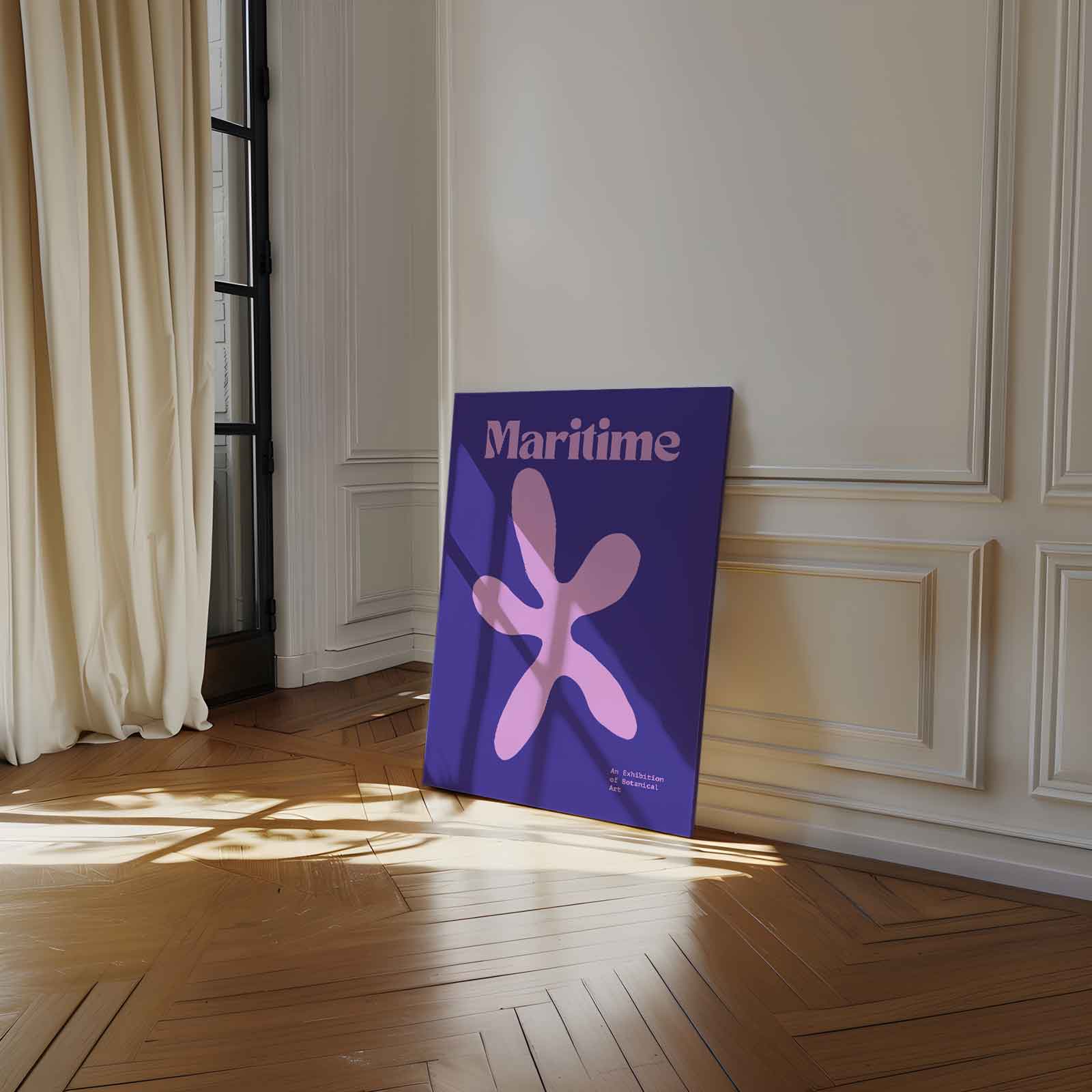 Botanische Maritieme Kunst Kunstwerk-canvas-dibond-plexiglas-wanddecoratie-WallArtistic