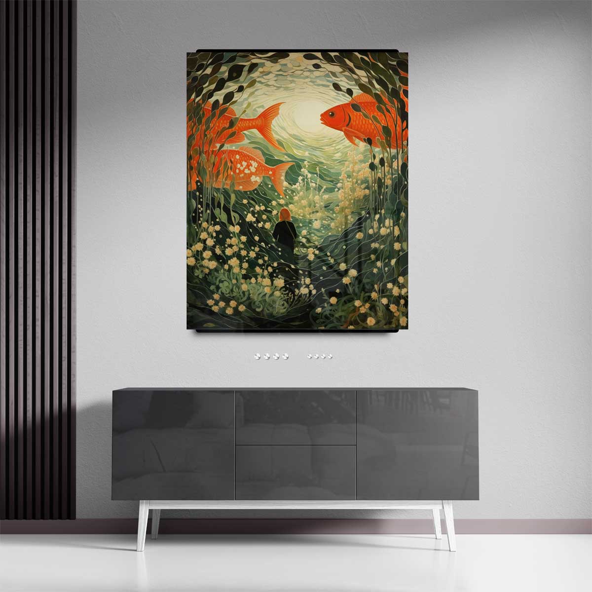 Onderwater Fantasie Kunstwerk-canvas-dibond-plexiglas-wanddecoratie-WallArtistic
