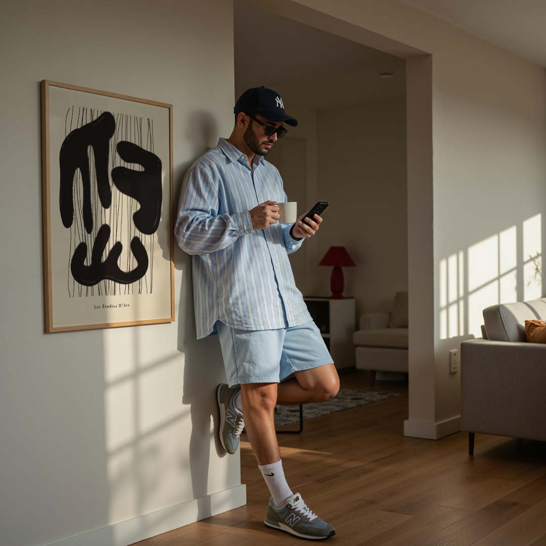 Abstracte Kunstzinnige Vormgeving Poster-WallArtistic