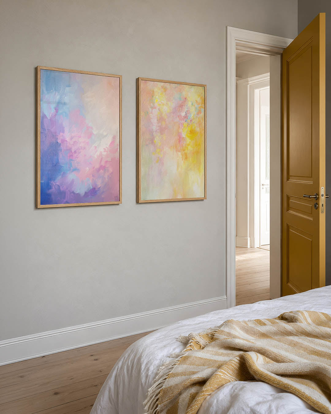 Pastel vervaging Posterset