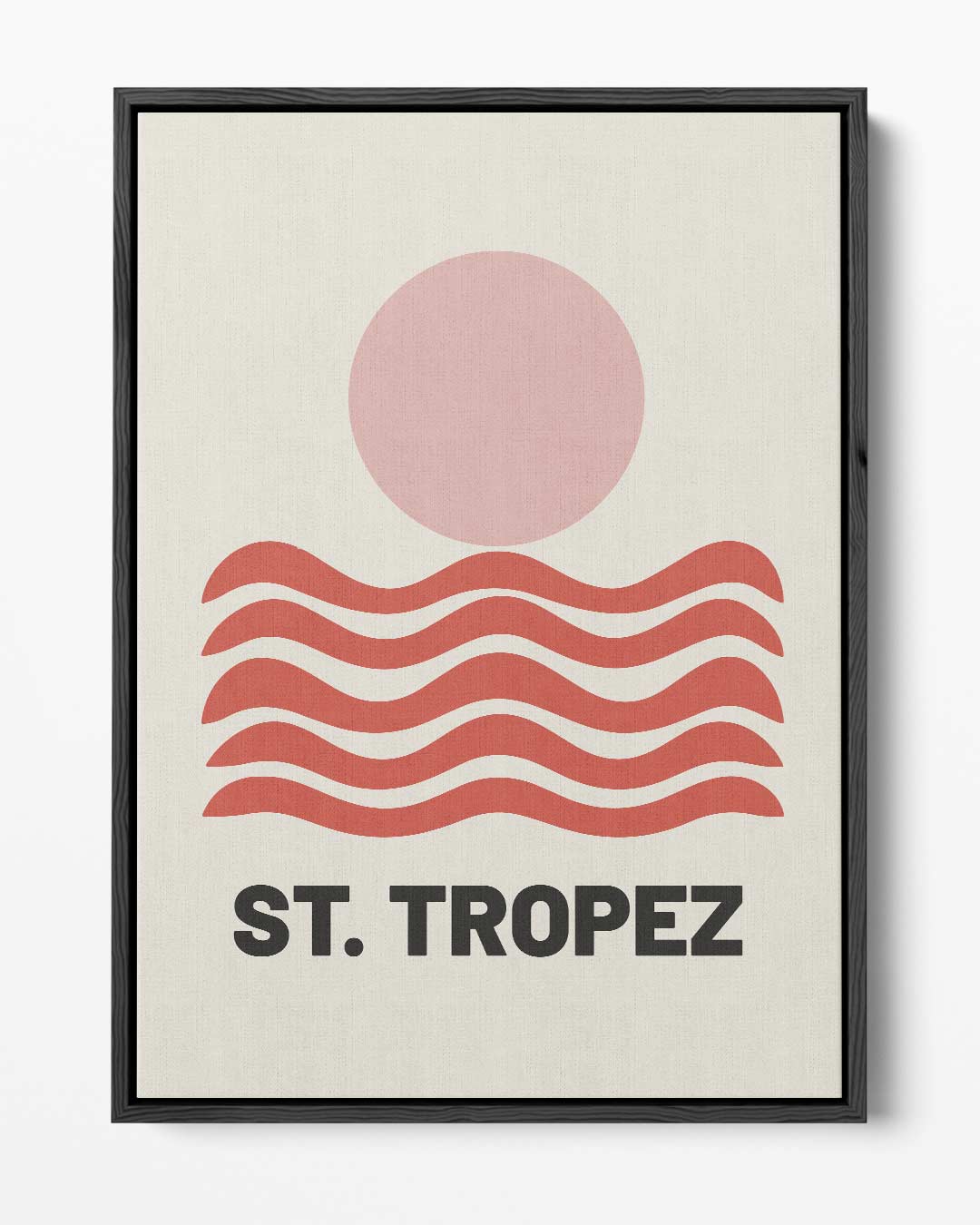 Zonnige St. Tropez Kunstwerk-canvas-dibond-plexiglas-wanddecoratie-WallArtistic