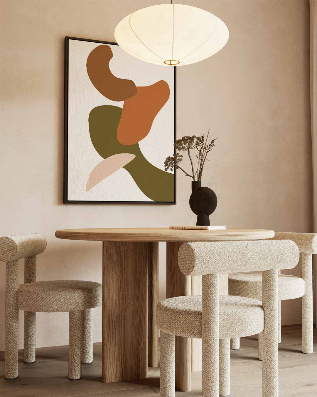 Aards Abstract Kunstwerk-canvas-dibond-plexiglas-wanddecoratie-WallArtistic