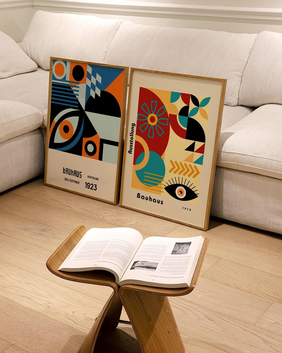 Vorm en kleurenspel Posterset