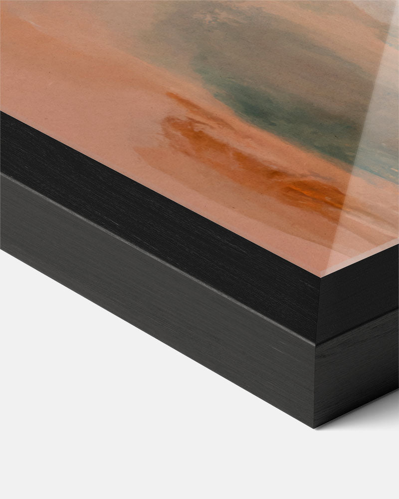 Abstracte Beige Kleurenmix Poster-WallArtistic