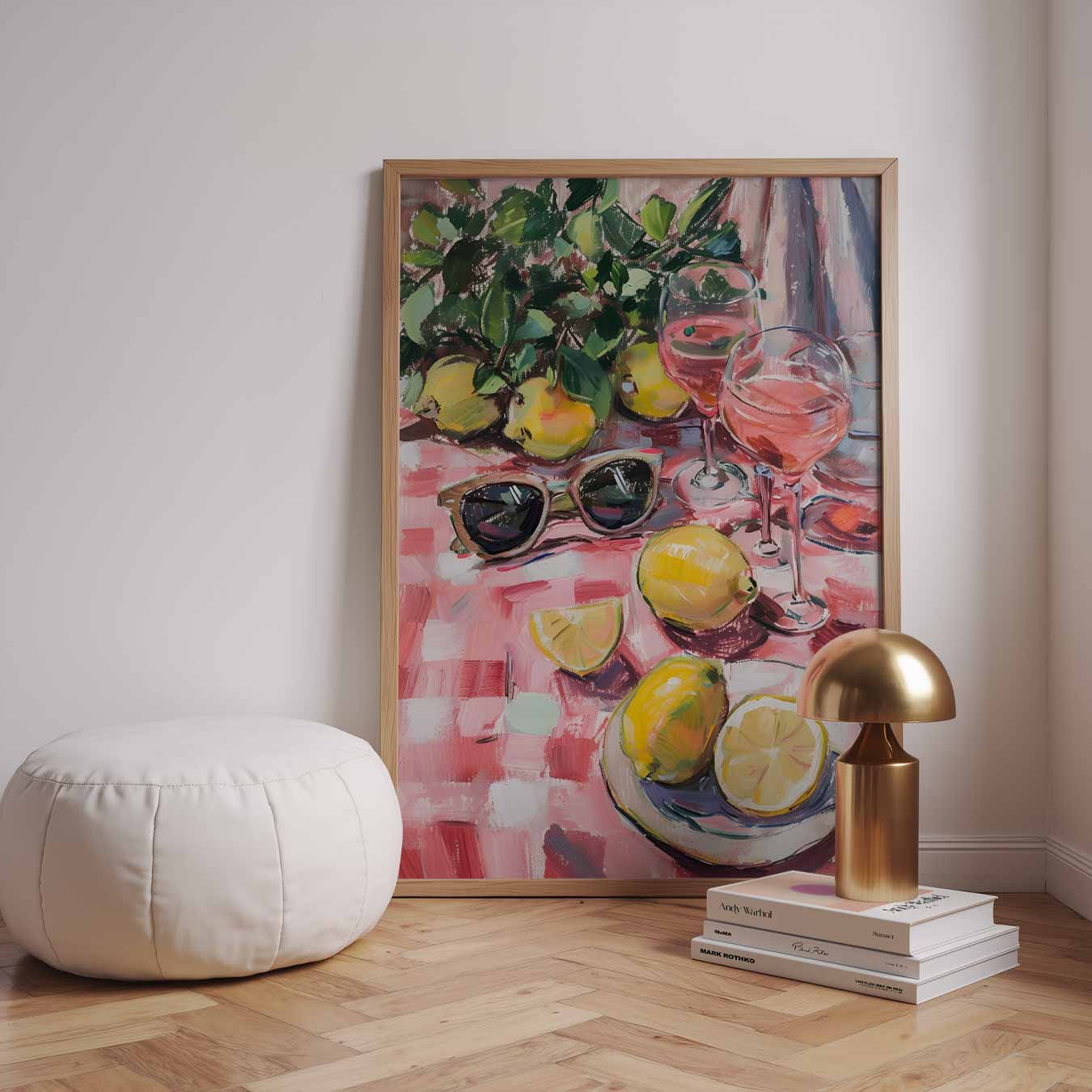 Zomerse Picknick Tafereel Poster-WallArtistic