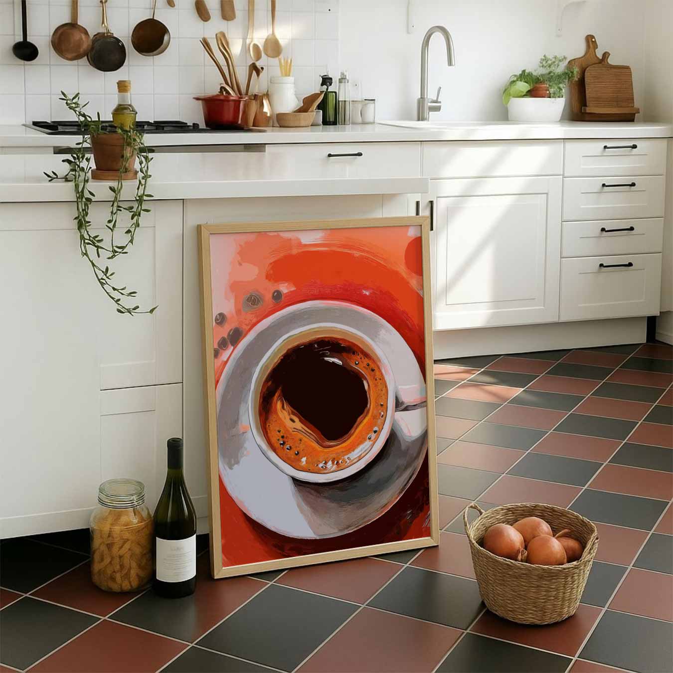 Espresso Bliss Art Poster-WallArtistic